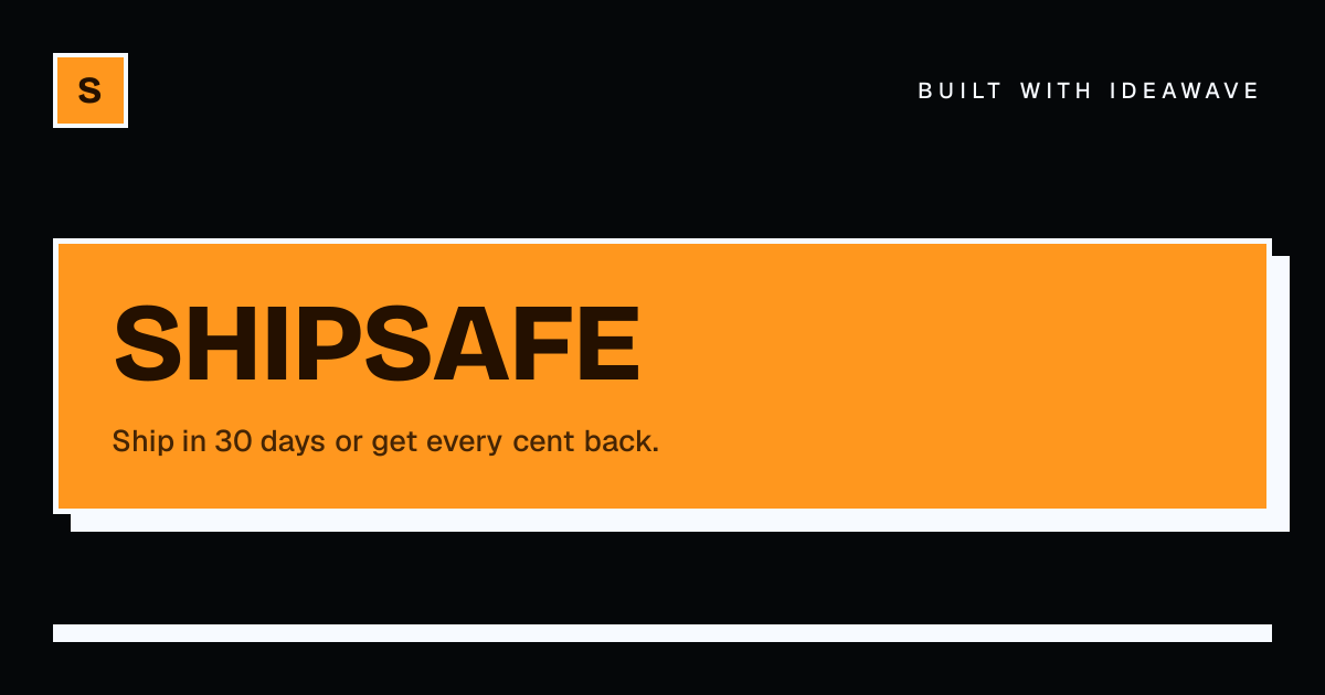 Shipsafe, built from CodeFa